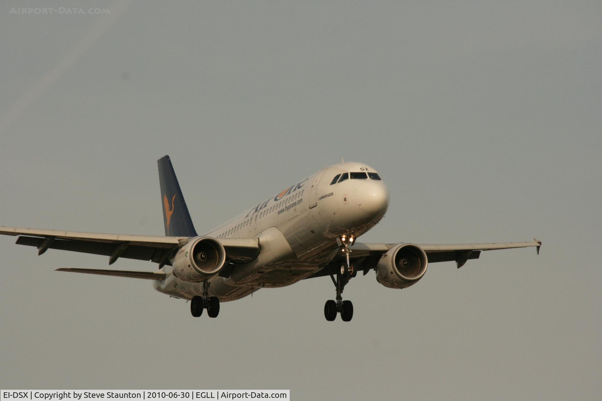 EI-DSX, 2008 Airbus A320-216 C/N 3643, Taken at Heathrow Airport, June 2010