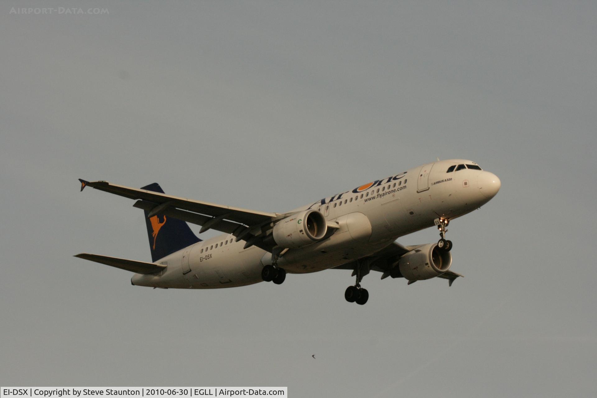 EI-DSX, 2008 Airbus A320-216 C/N 3643, Taken at Heathrow Airport, June 2010