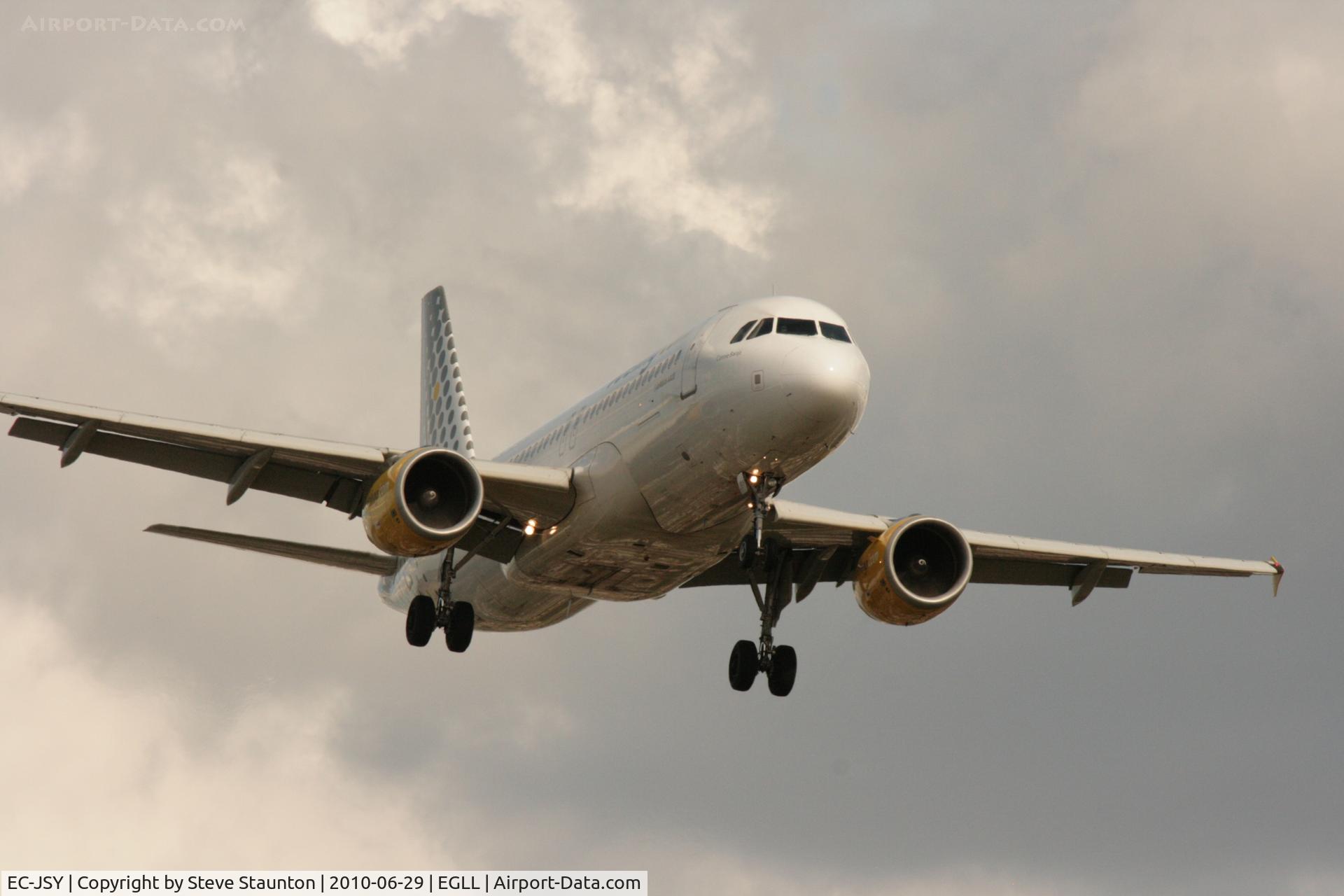 EC-JSY, 2006 Airbus A320-214 C/N 2785, Taken at Heathrow Airport, June 2010