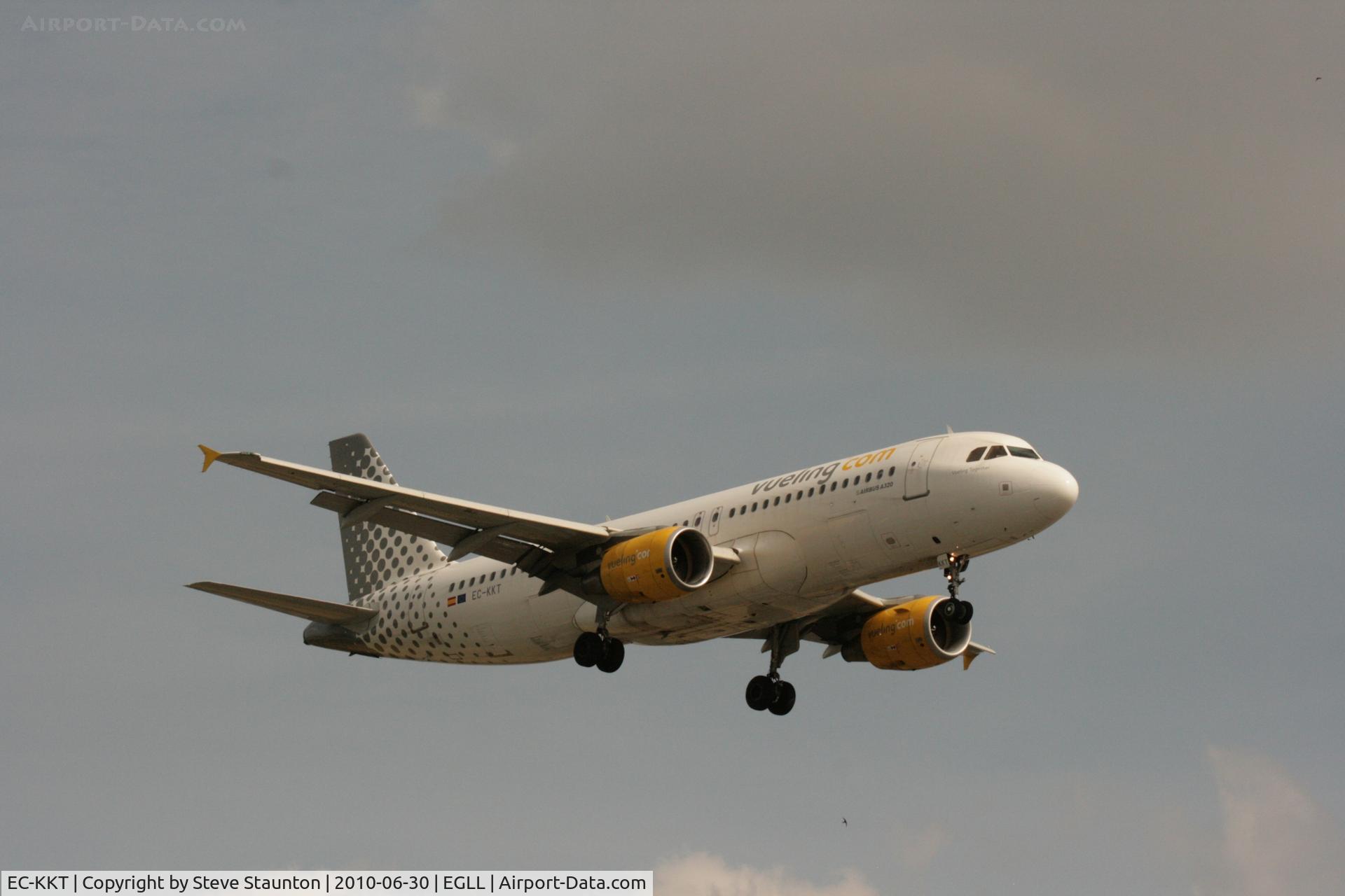 EC-KKT, 2007 Airbus A320-214 C/N 3293, Taken at Heathrow Airport, June 2010