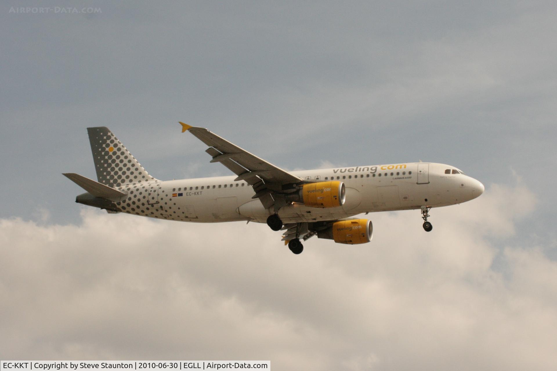 EC-KKT, 2007 Airbus A320-214 C/N 3293, Taken at Heathrow Airport, June 2010