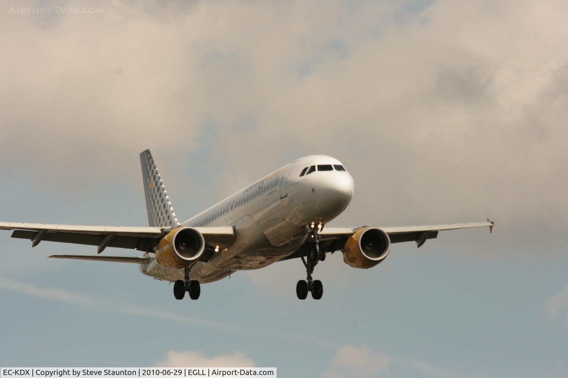 EC-KDX, 2007 Airbus A320-216 C/N 3151, Taken at Heathrow Airport, June 2010
