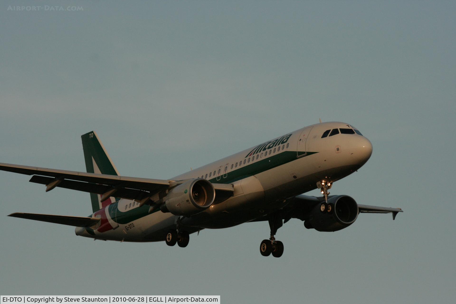 EI-DTO, 2010 Airbus A320-216 C/N 4152, Taken at Heathrow Airport, June 2010