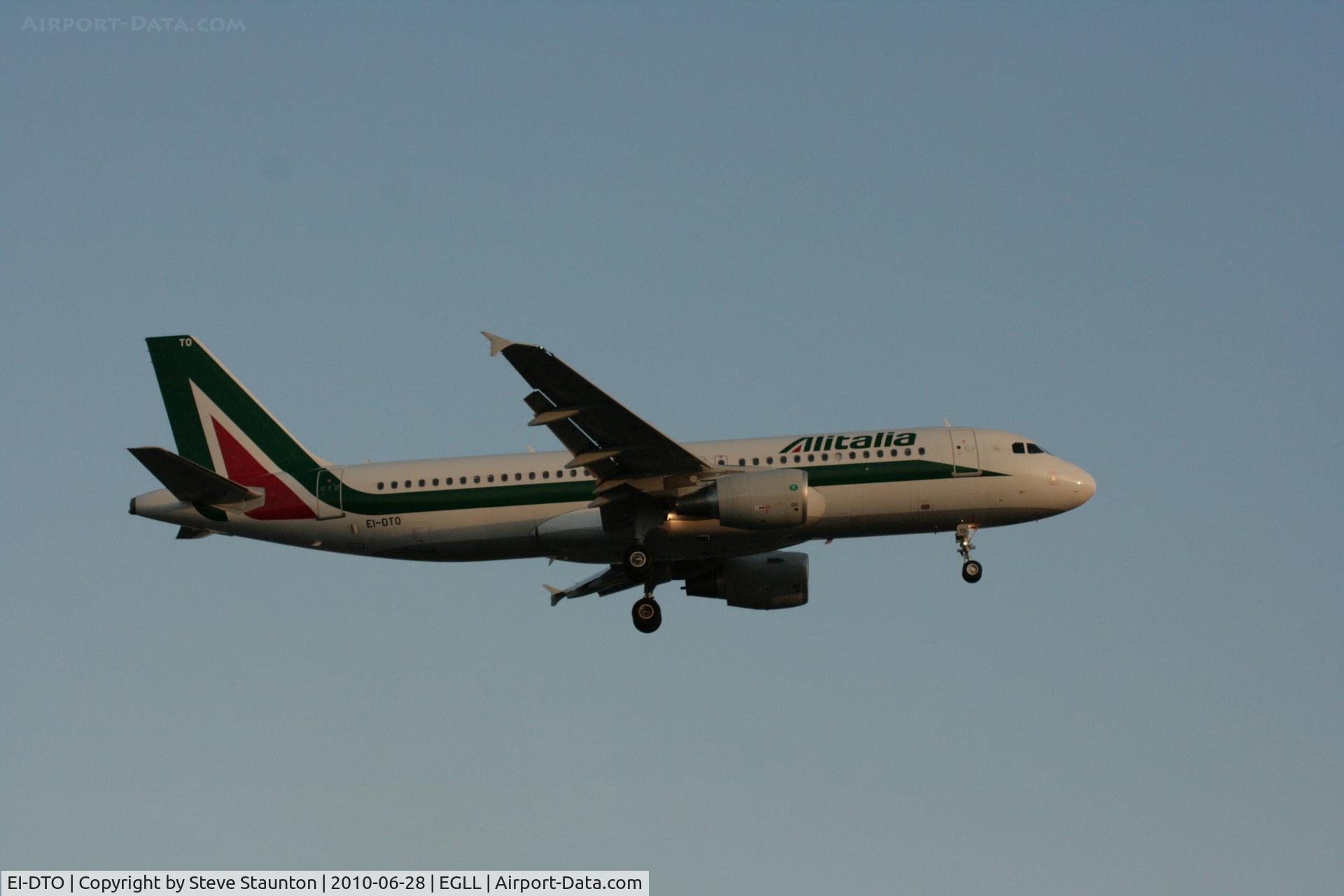 EI-DTO, 2010 Airbus A320-216 C/N 4152, Taken at Heathrow Airport, June 2010