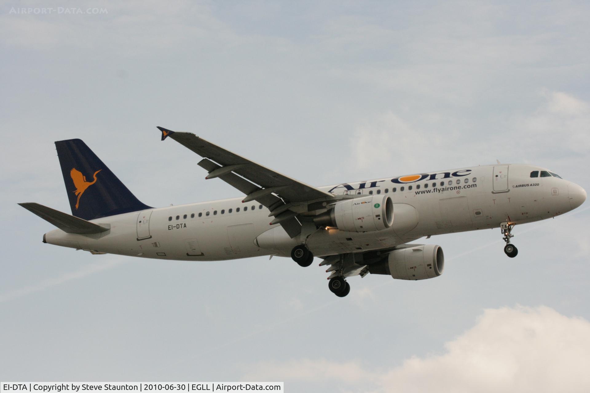 EI-DTA, 2008 Airbus A320-216 C/N 3732, Taken at Heathrow Airport, June 2010