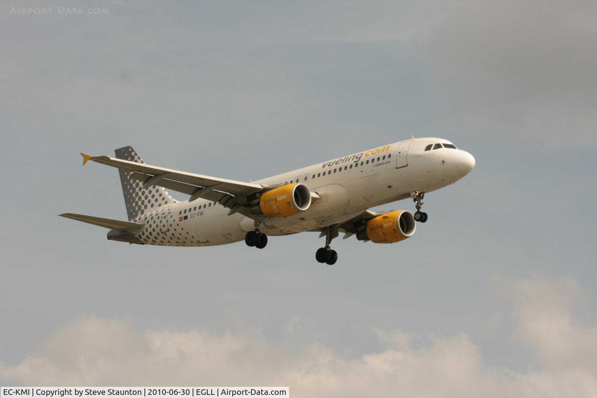 EC-KMI, 2008 Airbus A320-216 C/N 3400, Taken at Heathrow Airport, June 2010