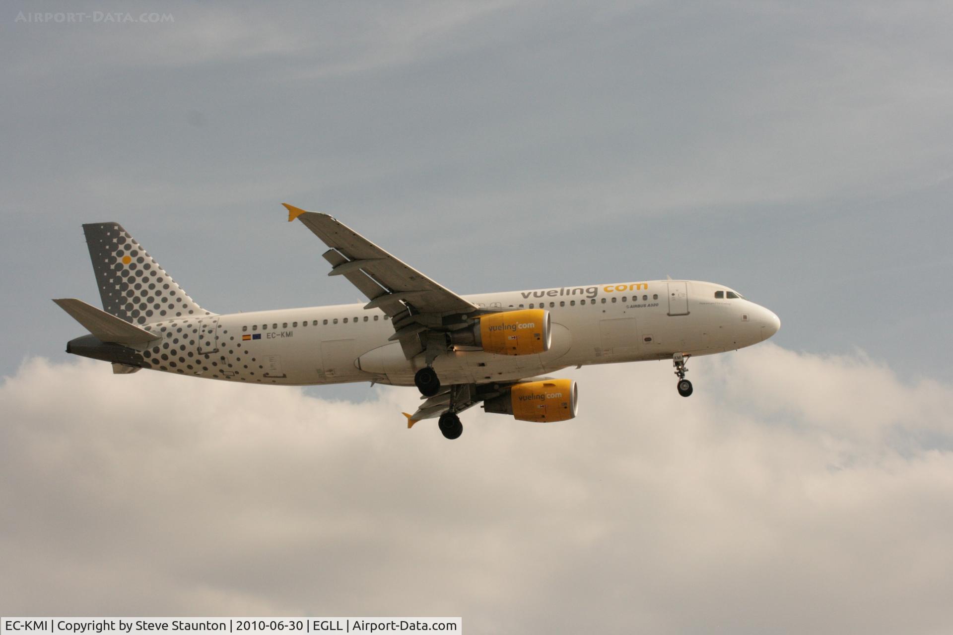 EC-KMI, 2008 Airbus A320-216 C/N 3400, Taken at Heathrow Airport, June 2010