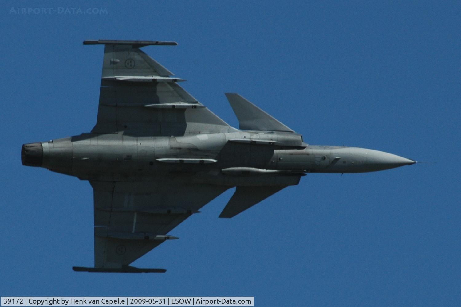 39172, Saab JAS-39A Gripen C/N 39172, JAS 39A Gripen fighter display