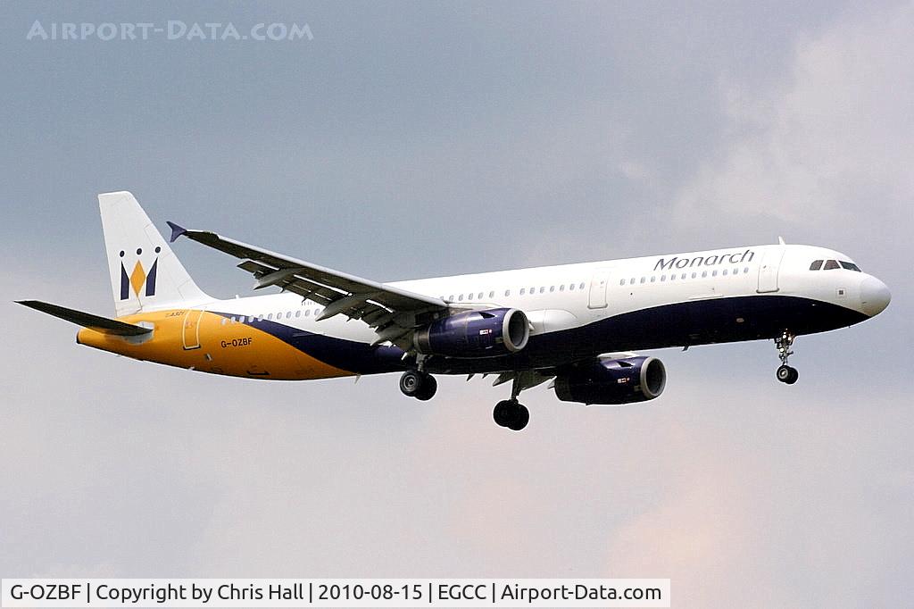 G-OZBF, 2002 Airbus A321-231 C/N 1763, Monarch Airlines