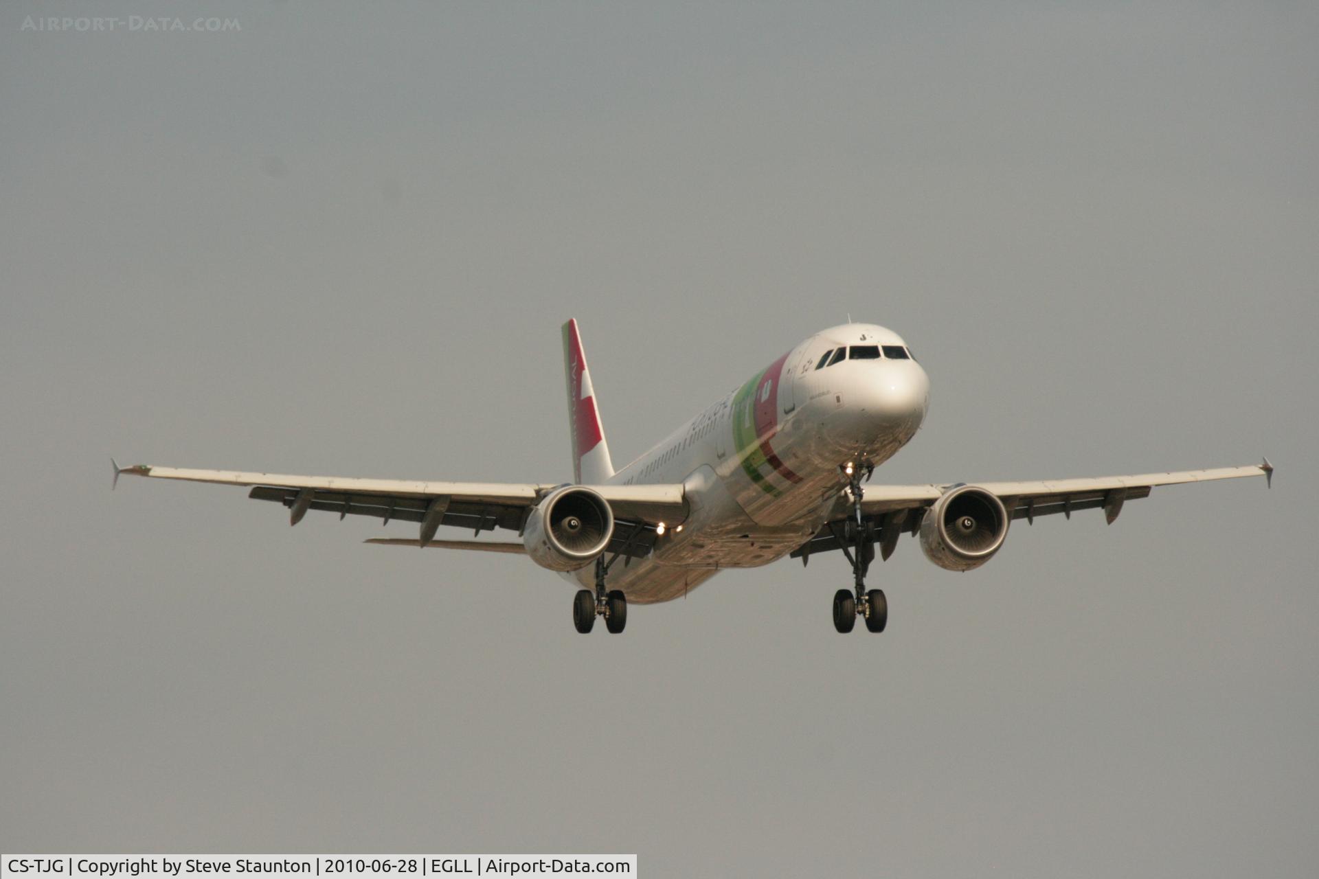 CS-TJG, 2002 Airbus A321-211 C/N 1713, Taken at Heathrow Airport, June 2010