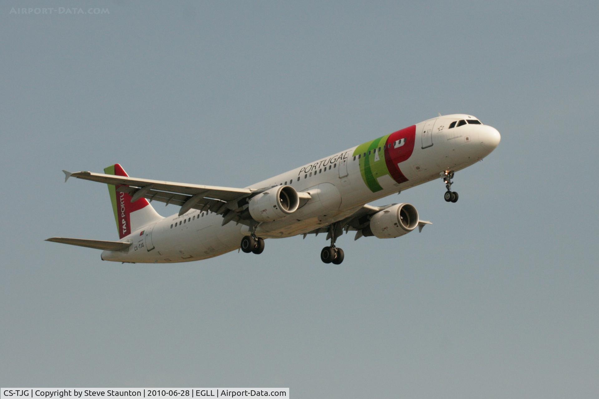 CS-TJG, 2002 Airbus A321-211 C/N 1713, Taken at Heathrow Airport, June 2010