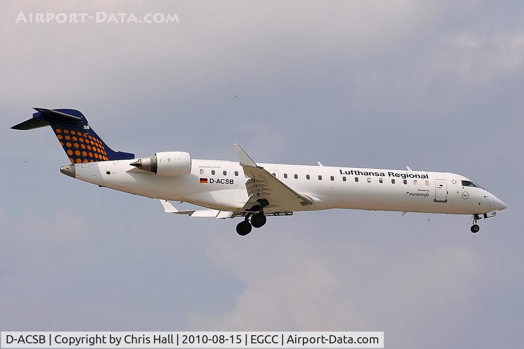 D-ACSB, 2001 Bombardier CRJ-701ER (CL-600-2C10) Regional Jet C/N 10028, Lufthansa Regional operated by Eurowings