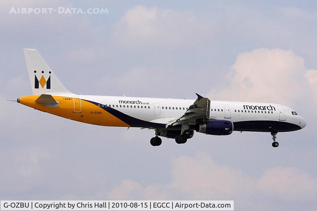 G-OZBU, 2008 Airbus A321-231 C/N 3575, Monarch Airlines