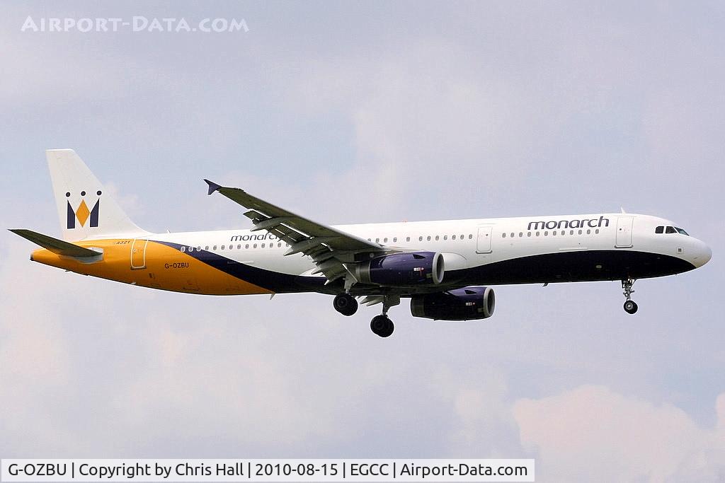G-OZBU, 2008 Airbus A321-231 C/N 3575, Monarch Airlines