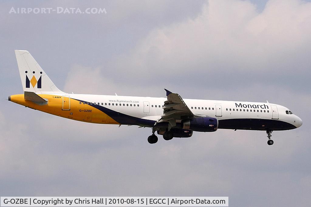 G-OZBE, 2002 Airbus A321-231 C/N 1707, Monarch Airlines