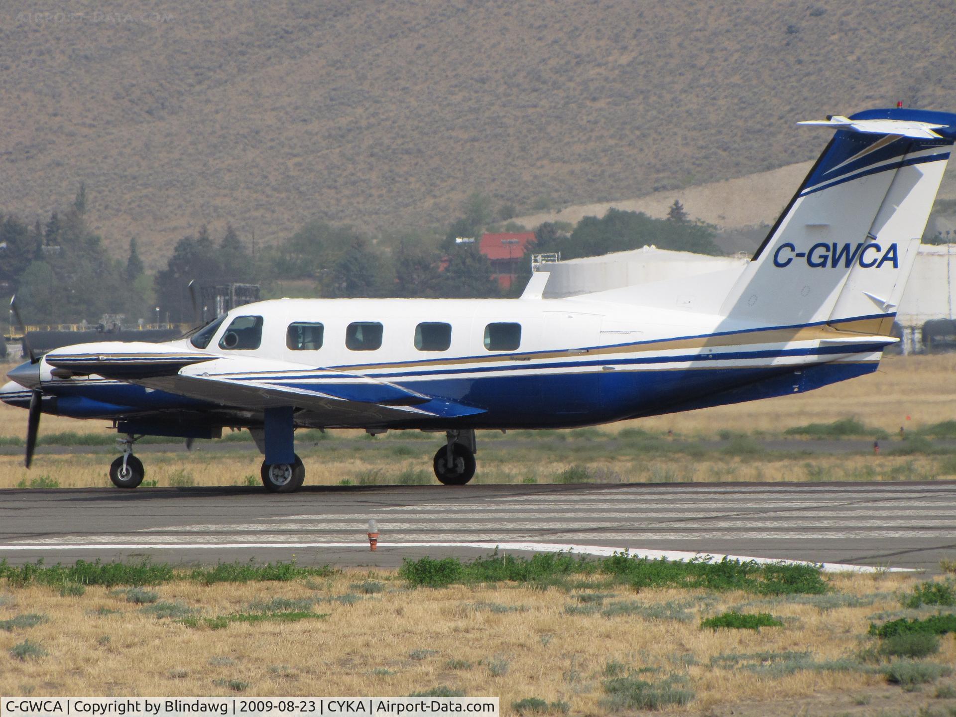 C-GWCA, 1980 Cessna 441 Conquest II C/N 441-0139, ...Cessna 411 departing.