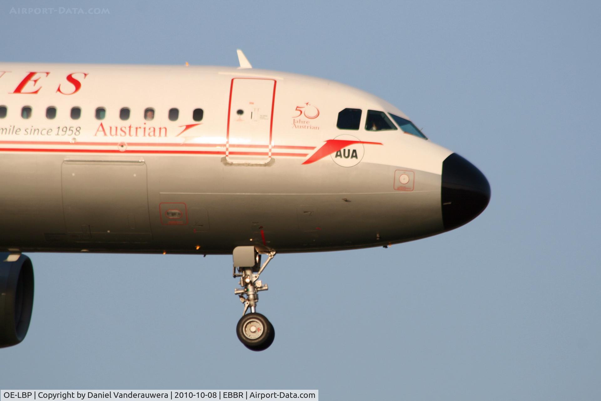 OE-LBP, 1998 Airbus A320-214 C/N 797, Flight OS351 is descending to RWY 02