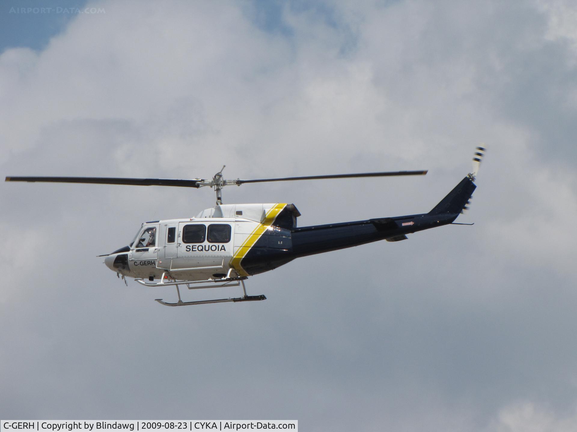 C-GERH, 1976 Bell 212 C/N 30768, ...Bell 212 departing.