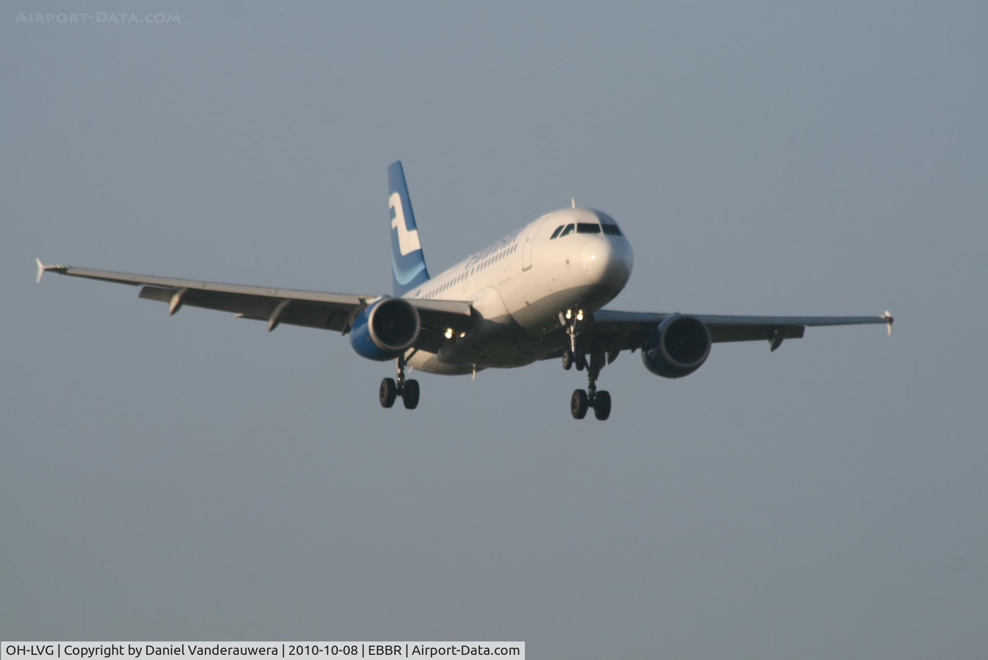 OH-LVG, 2003 Airbus A319-112 C/N 1916, Arrival of flight AY811 to RWY 02