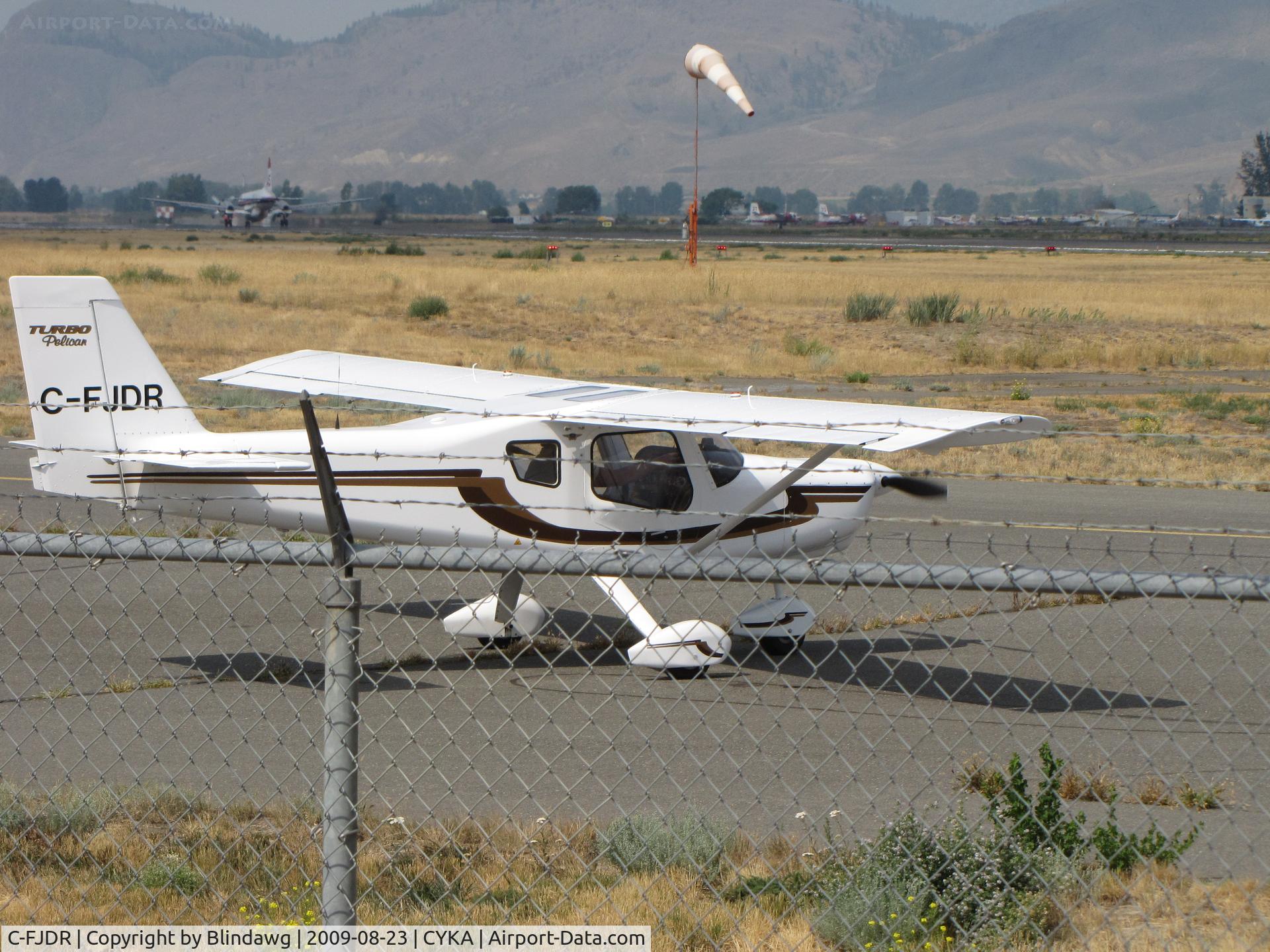C-FJDR, 2003 Ultravia Le Pelican C/N PL693, ..a Pelican, holding short.