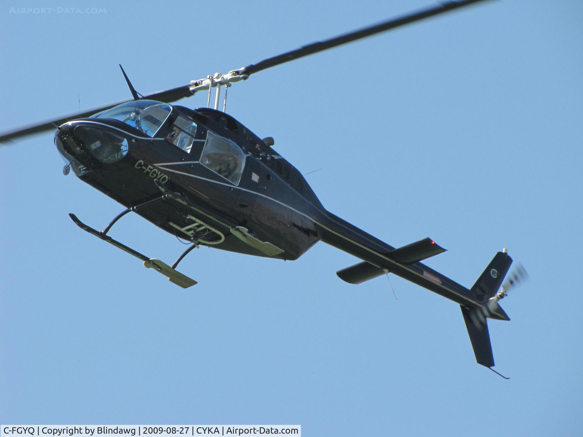 C-FGYQ, 1974 Bell 206B JetRanger III C/N 1357, ...Bell 206B.