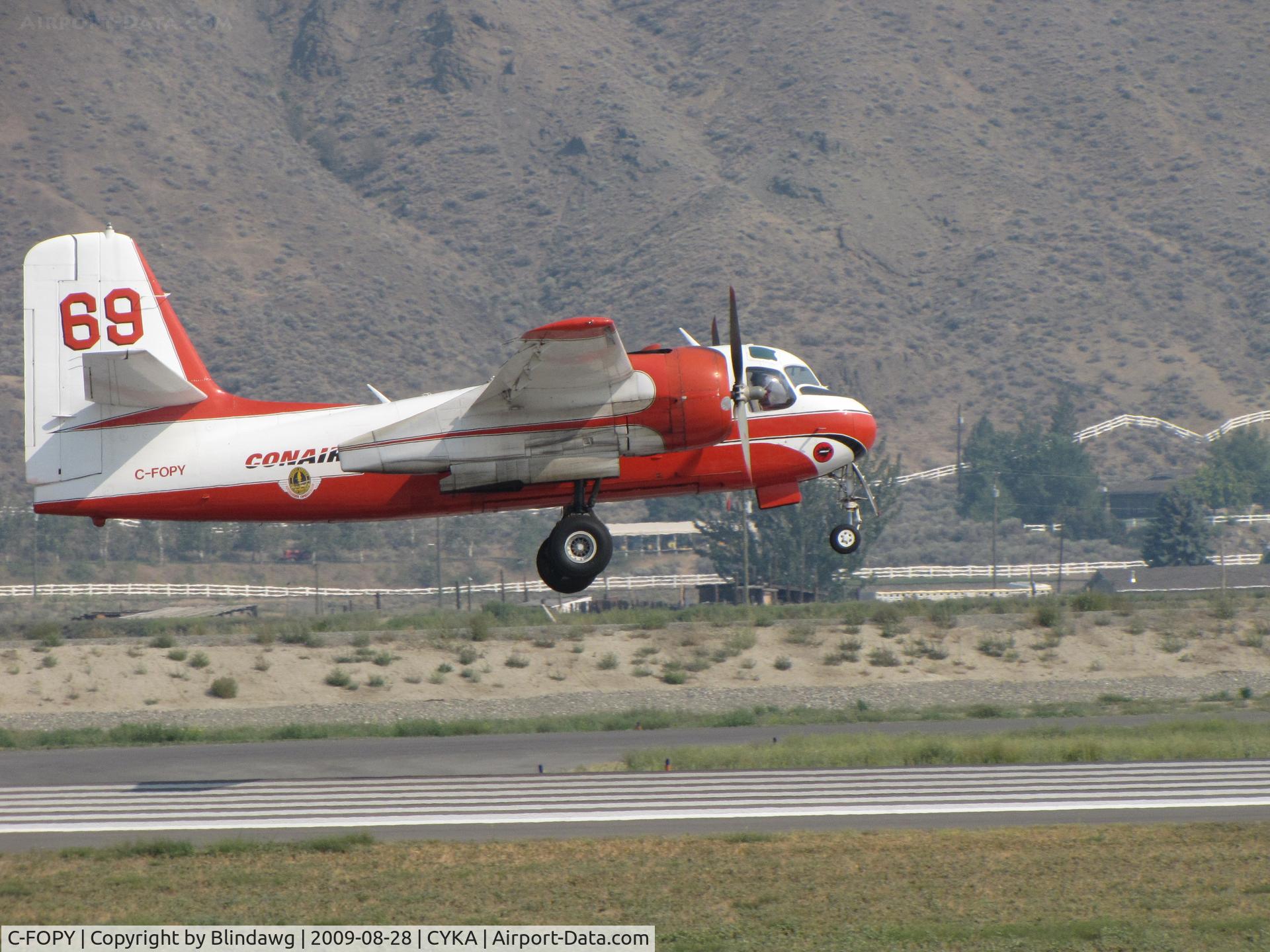 C-FOPY, 1957 Grumman (Conair) CS2F Firecat C/N 019, ...#68...over 08