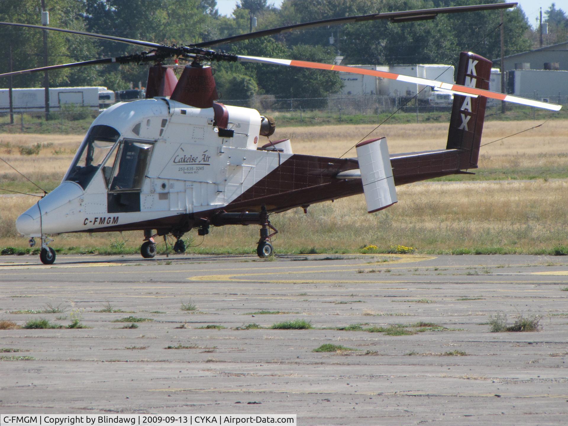 C-FMGM, 1995 Kaman K-1200 K-Max C/N A94-0013, ...the USMC is presently in trials using one that is remote controlled to see if they are viable in a combat zone.