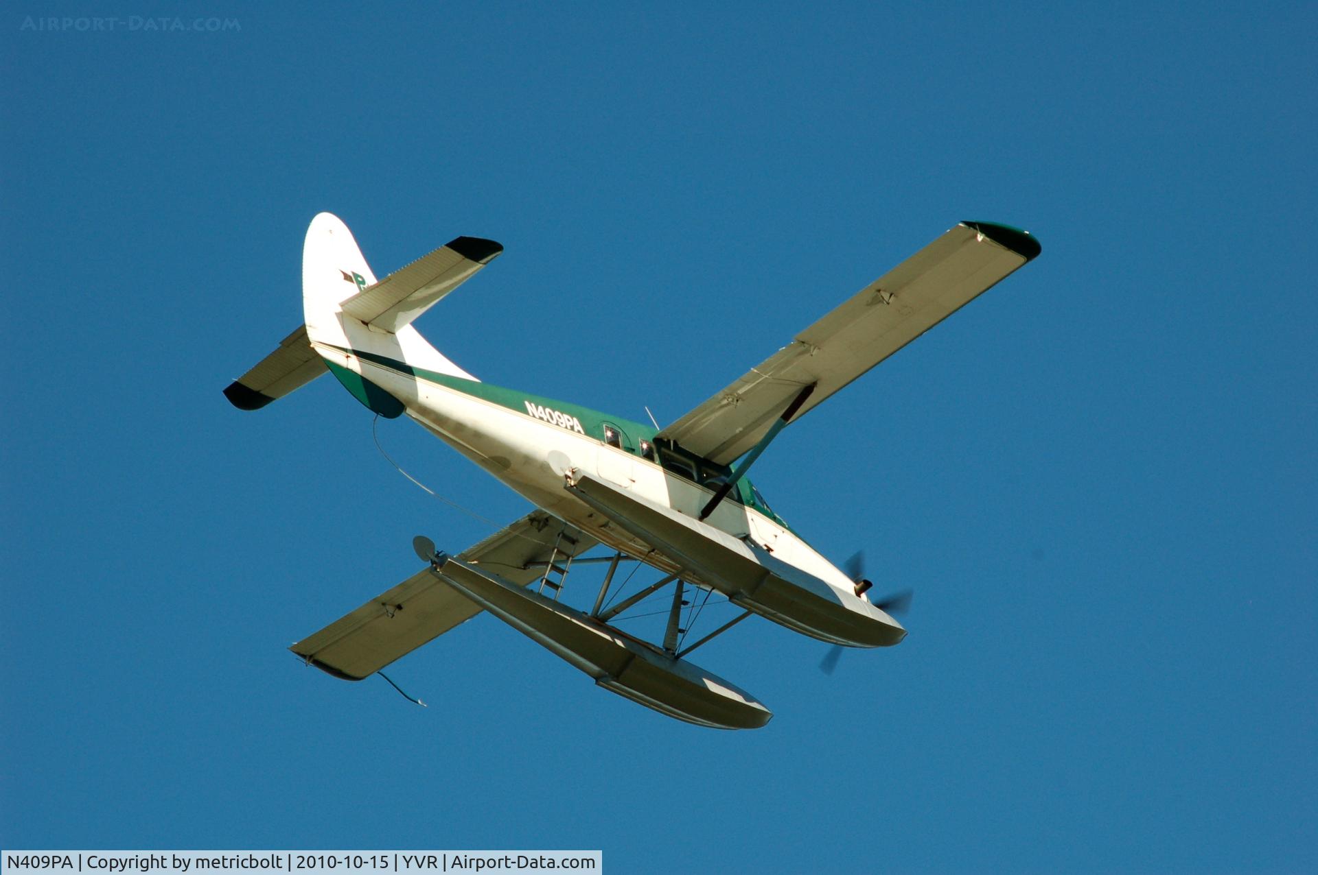 N409PA, 1960 De Havilland Canada DHC-3 Turbo Otter Otter C/N 409, Landing at YVR