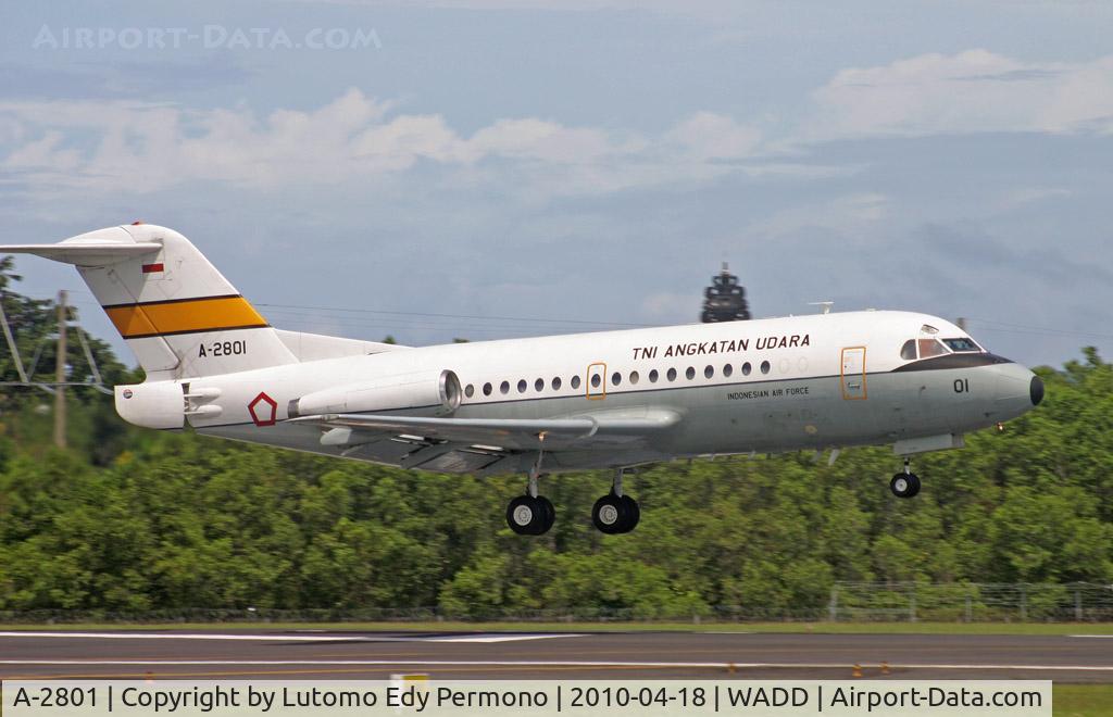 A-2801, 1971 Fokker F.28-1000 Fellowship C/N 11042, Indonesian Airforce