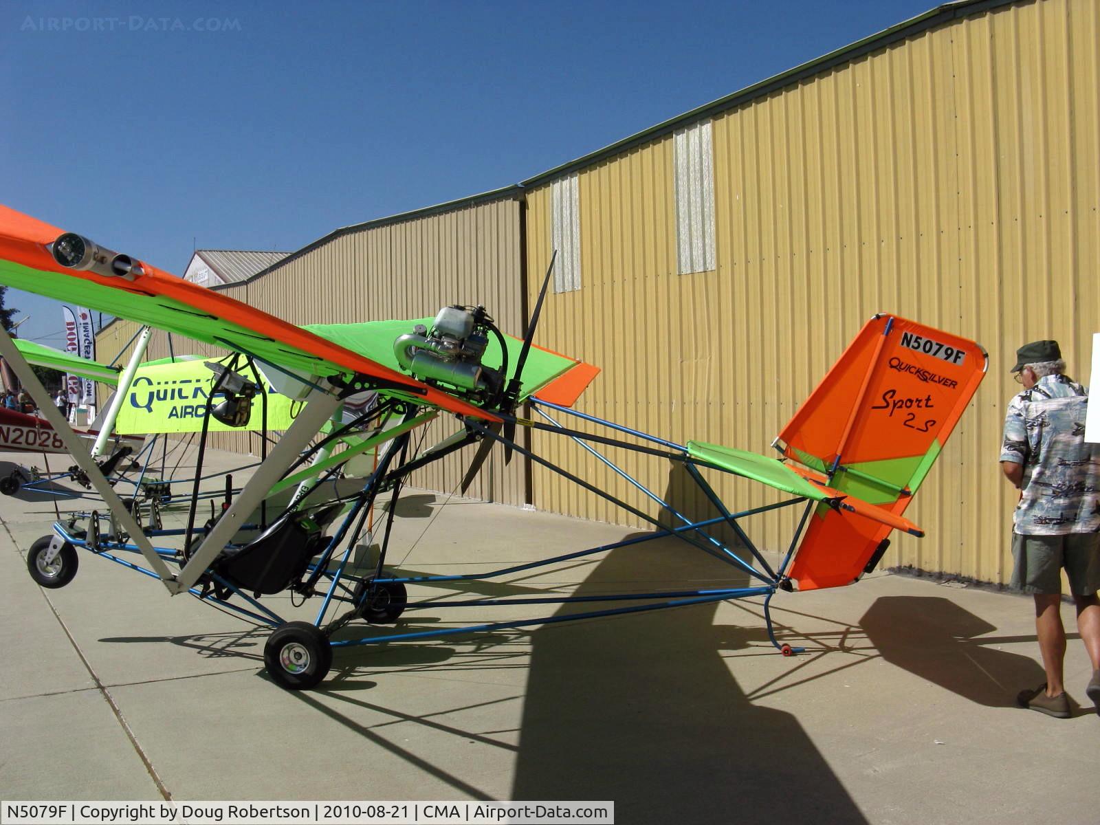 N5079F, 2005 Quicksilver Sport 2S C/N 0146, 2005 Quicksilver SPORT 2S, Rotax 582 DCDI 65 Hp, 2 stroke 2 cylinder liquid cooled
