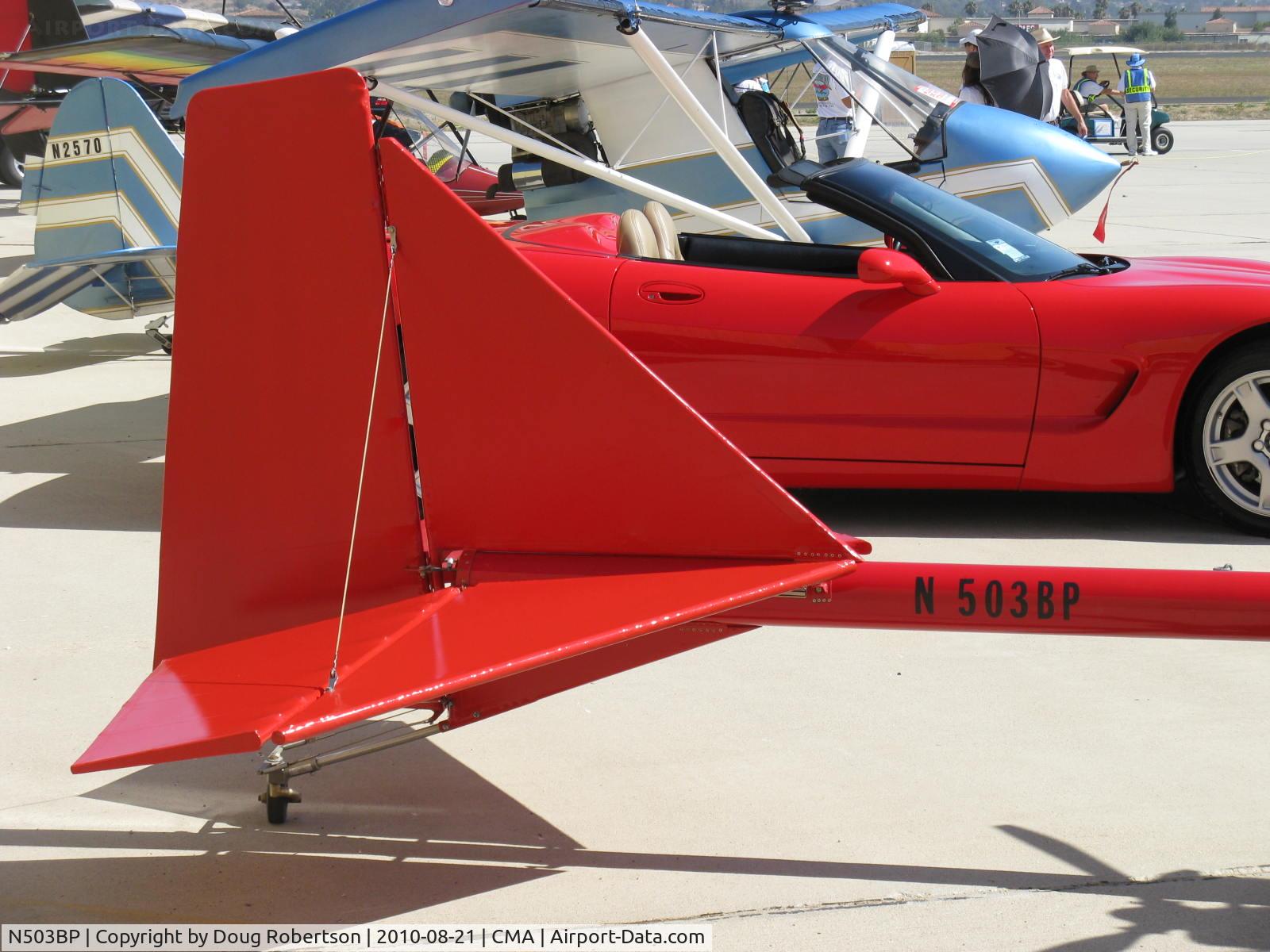 N503BP, 2005 Kolb Firestar C/N 001 (N503BP), 2005 Peterson KOLB FIRESTAR, Rotax 503 DCDI 50 Hp 2 stroke engine, tail