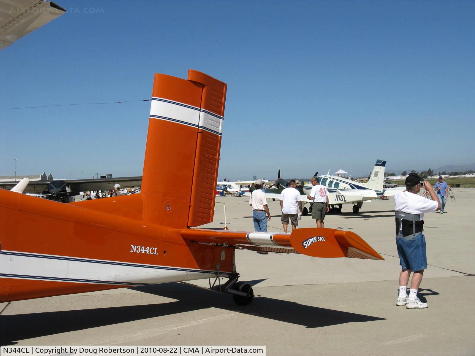 N344CL, 1968 Fairchild PC-6/C2-H2 Heli-Porter C/N 2019, 1968 Fairchild Heli-Porter PILATUS PC6/C-H2 TURBO PORTER STOL, Airesearch TPE331 575 shp Turboprop, CS reversible pitch prop