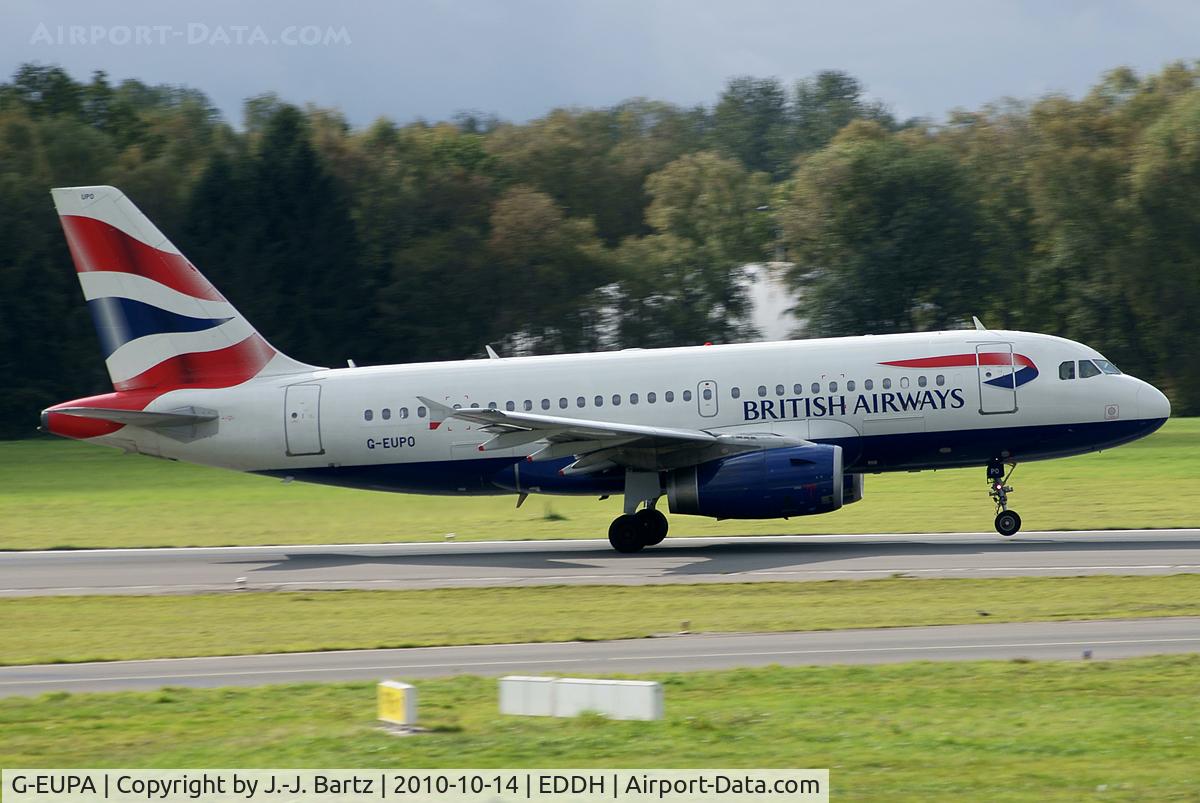 G-EUPA, 1999 Airbus A319-131 C/N 1082, DSLR-A230 (55-200 mm)