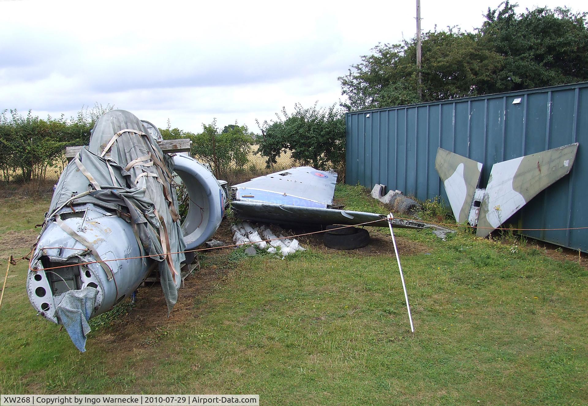 XW268, 1970 Hawker Siddeley Harrier T.4N C/N 212007, Hawker Siddeley Harrier T4N (still awaiting restoration) at the City of Norwich Aviation Museum