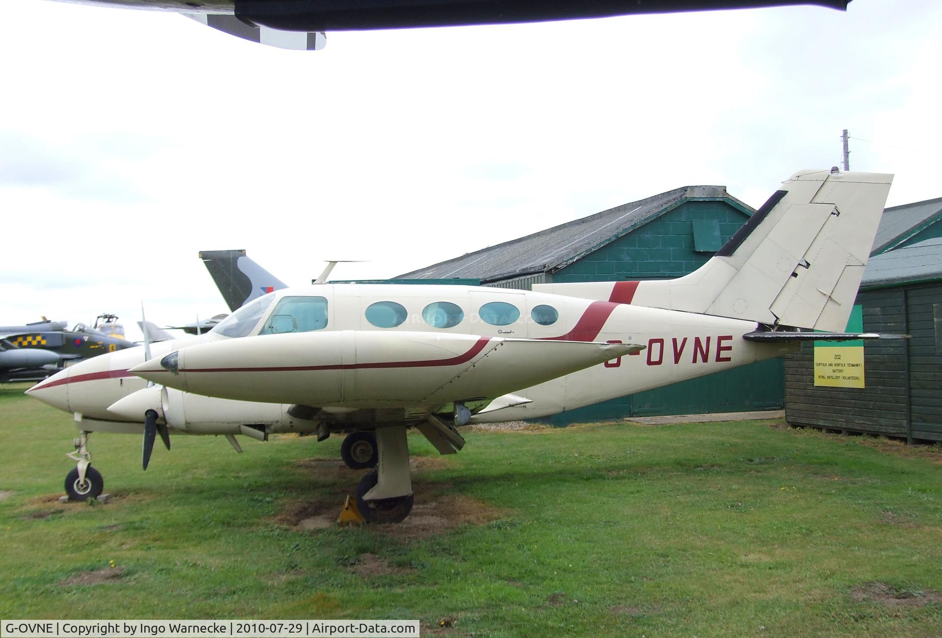 G-OVNE, 1969 Cessna 401A C/N 401A-0036, Cessna 401A at the City of Norwich Aviation Museum