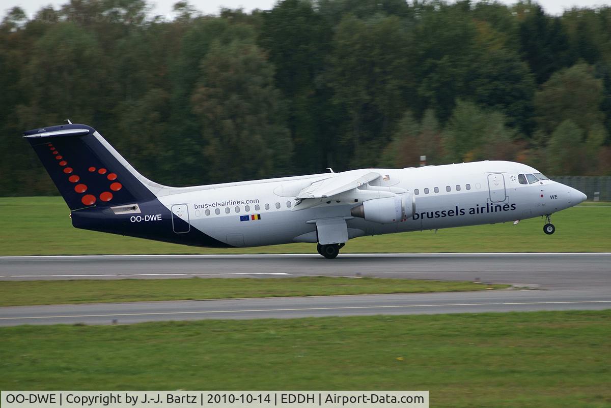 OO-DWE, 1998 British Aerospace Avro 146-RJ100 C/N E3327, DSLR-A230 (55-200 mm)