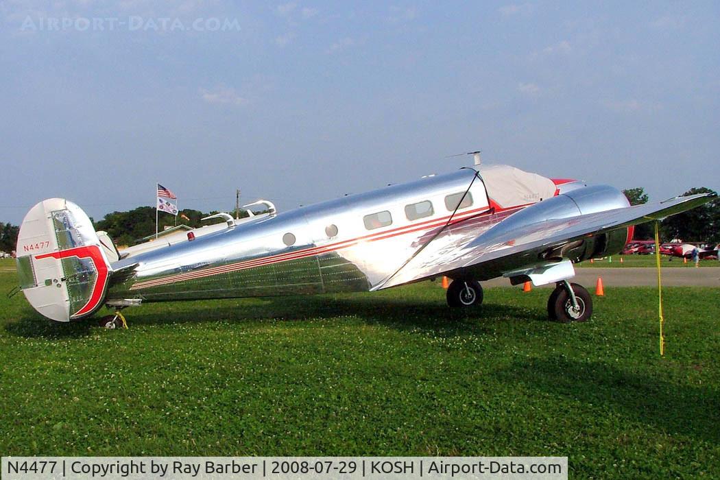 N4477, 1952 Beech D18S C/N A-935, Beech D.18S [A-935] Oshkosh~N 29/07/2008