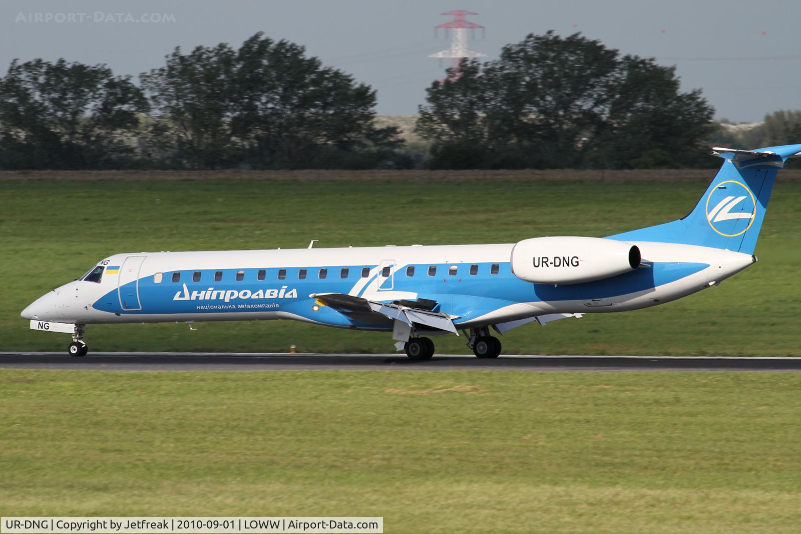 UR-DNG, 2001 Embraer EMB-145EP (ERJ-145EP) C/N 145394, Dniproavia Embraer ERJ-145EP c/n 145394