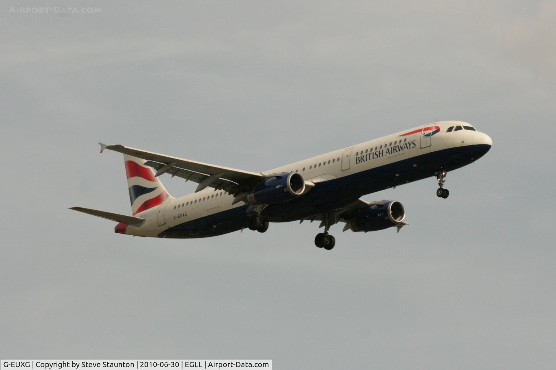 G-EUXG, 2004 Airbus A321-231 C/N 2351, Taken at Heathrow Airport, June 2010