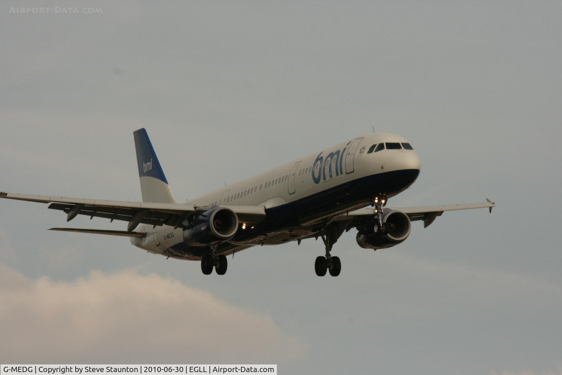 G-MEDG, 2002 Airbus A321-231 C/N 1711, Taken at Heathrow Airport, June 2010