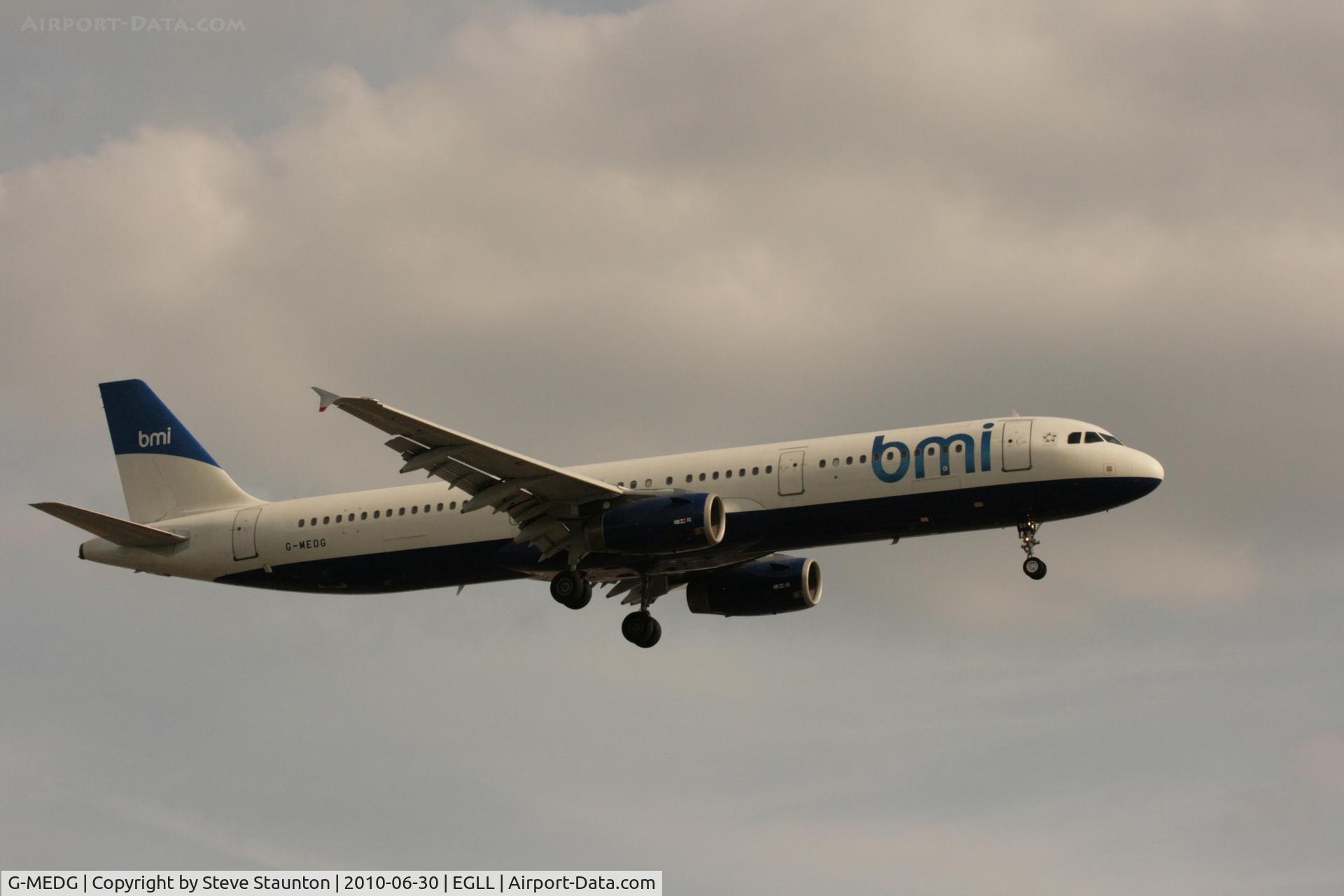 G-MEDG, 2002 Airbus A321-231 C/N 1711, Taken at Heathrow Airport, June 2010