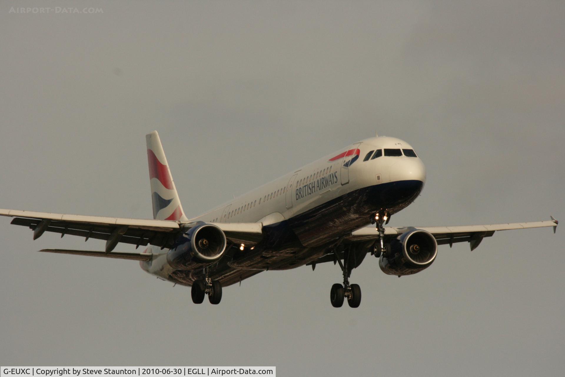 G-EUXC, 2004 Airbus A321-231 C/N 2305, Taken at Heathrow Airport, June 2010