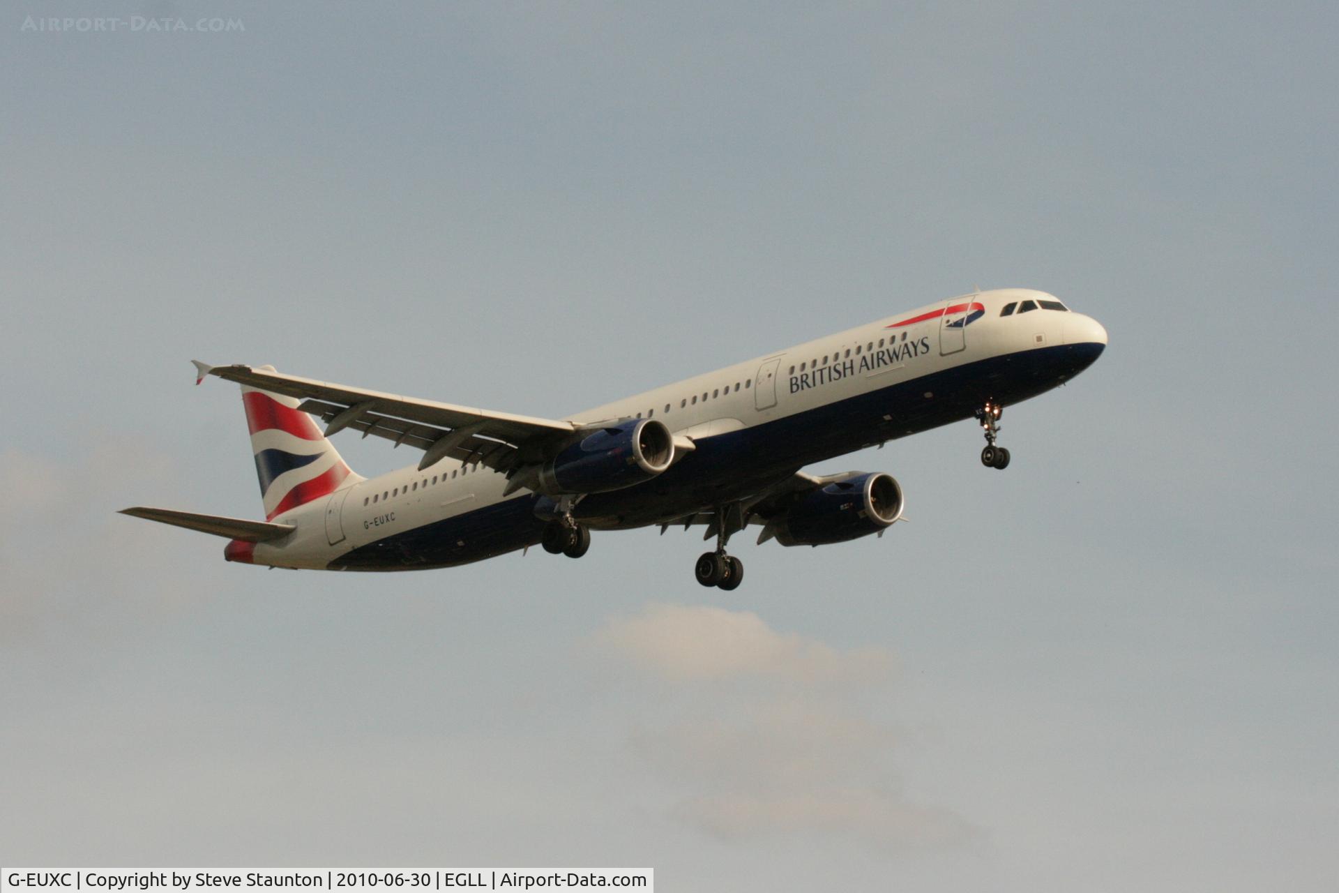 G-EUXC, 2004 Airbus A321-231 C/N 2305, Taken at Heathrow Airport, June 2010