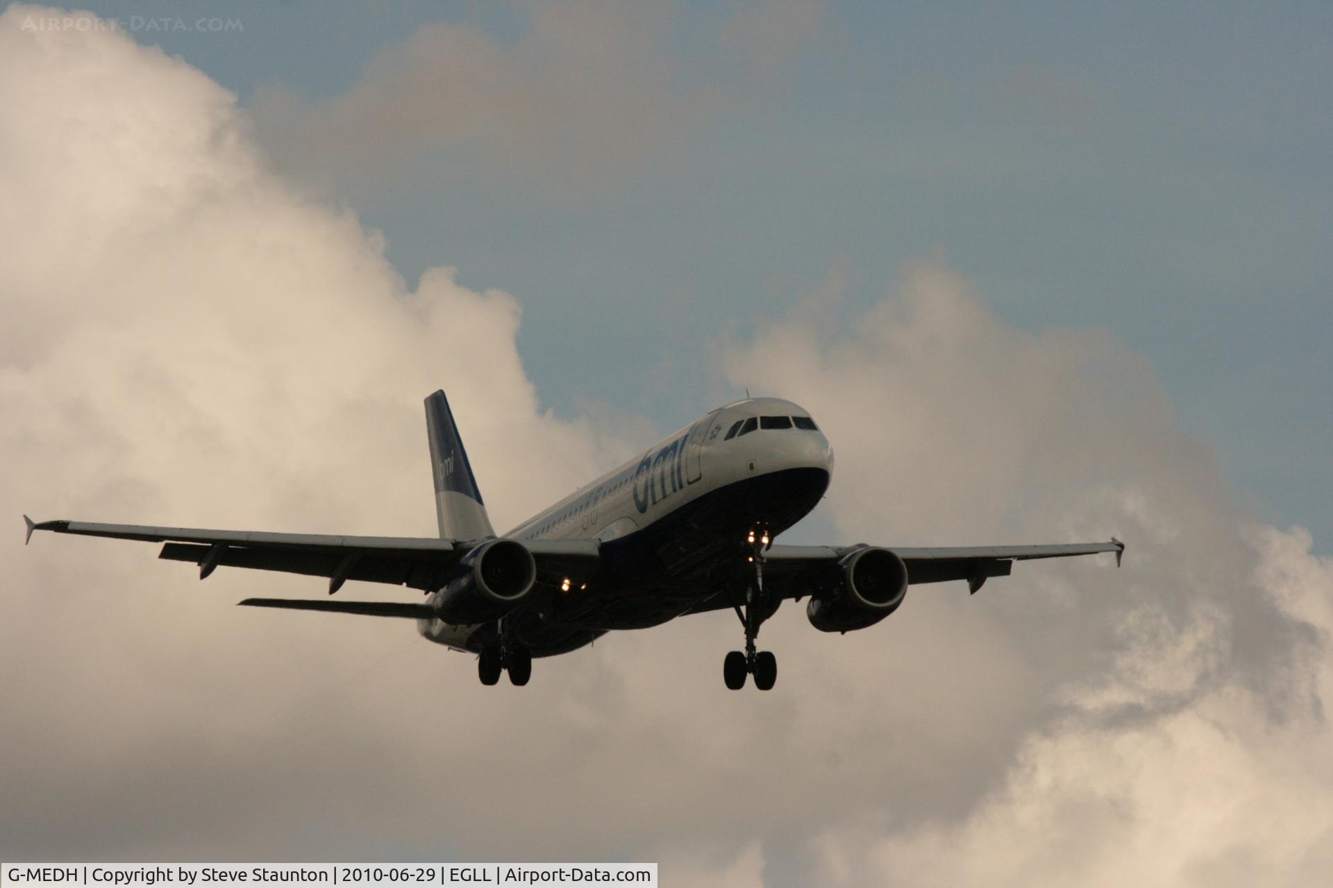 G-MEDH, 2003 Airbus A320-232 C/N 1922, Taken at Heathrow Airport, June 2010
