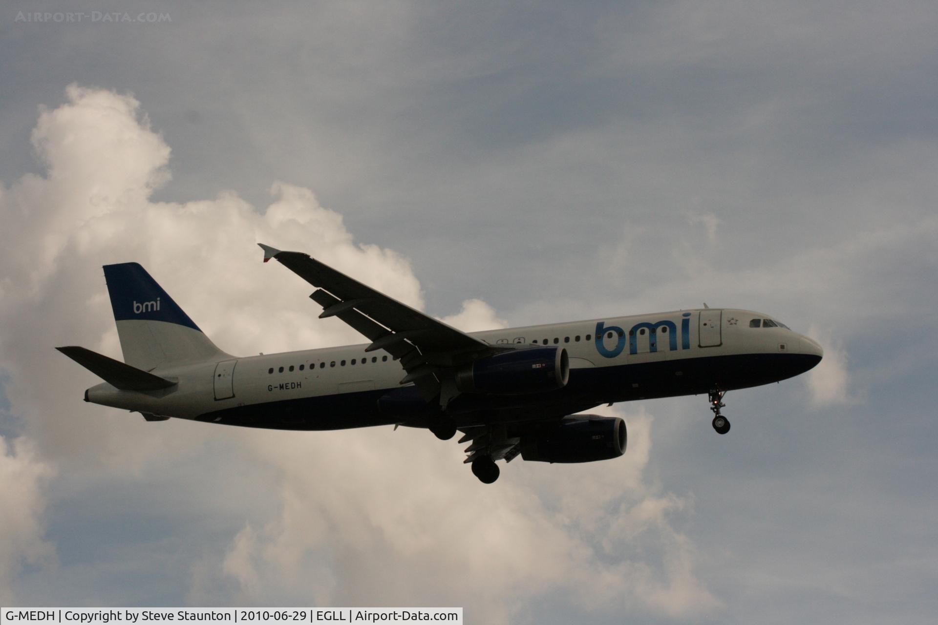 G-MEDH, 2003 Airbus A320-232 C/N 1922, Taken at Heathrow Airport, June 2010