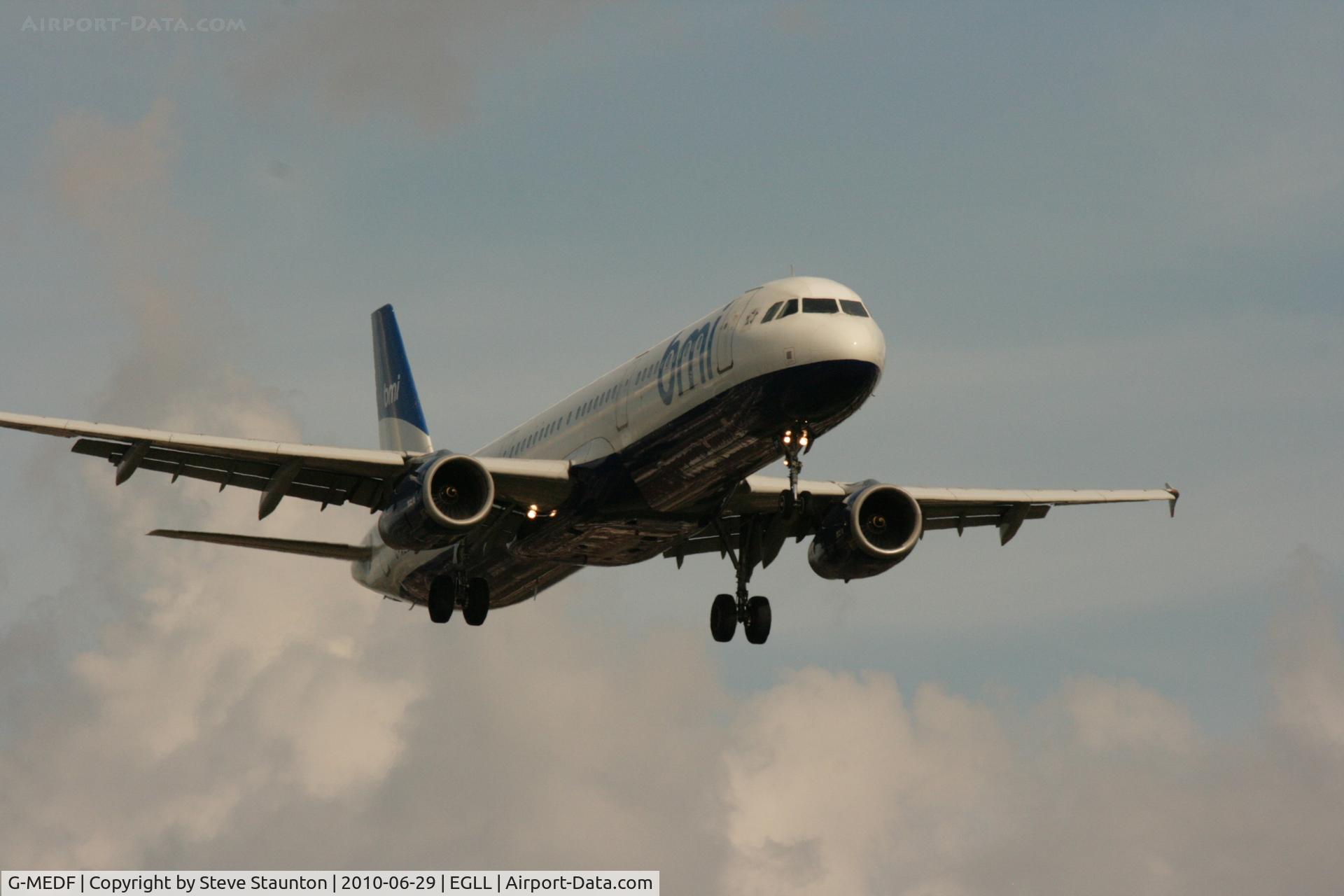 G-MEDF, 2002 Airbus A321-231 C/N 1690, Taken at Heathrow Airport, June 2010