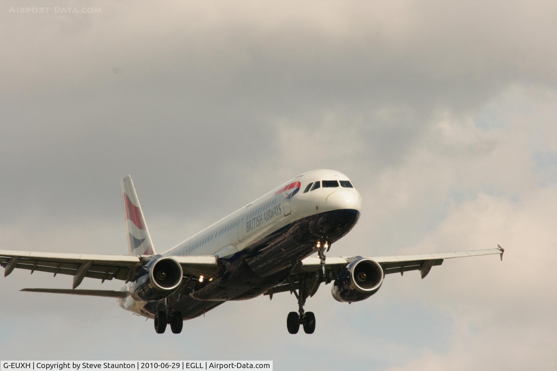 G-EUXH, 2004 Airbus A321-231 C/N 2363, Taken at Heathrow Airport, June 2010