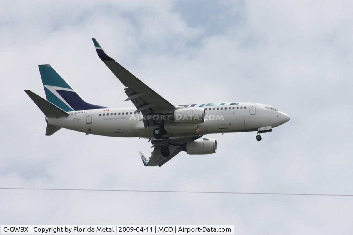 C-GWBX, 2005 Boeing 737-7CT C/N 34156, West Jet 737-700