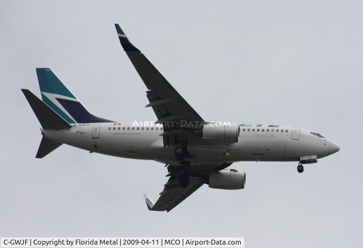 C-GWJF, 2004 Boeing 737-7CT C/N 32766, West Jet 737-700