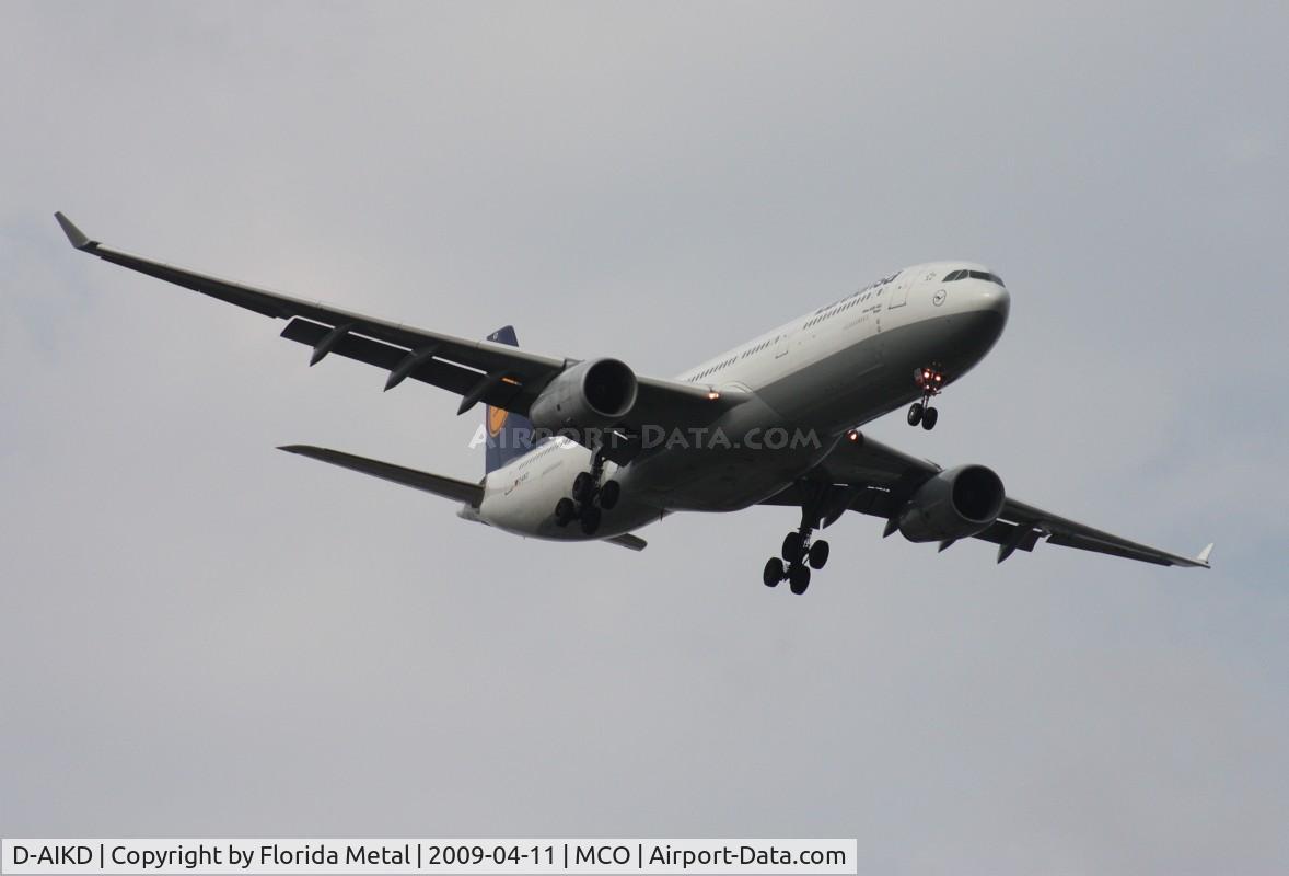 D-AIKD, 2004 Airbus A330-343X C/N 629, Lufthansa A330-300